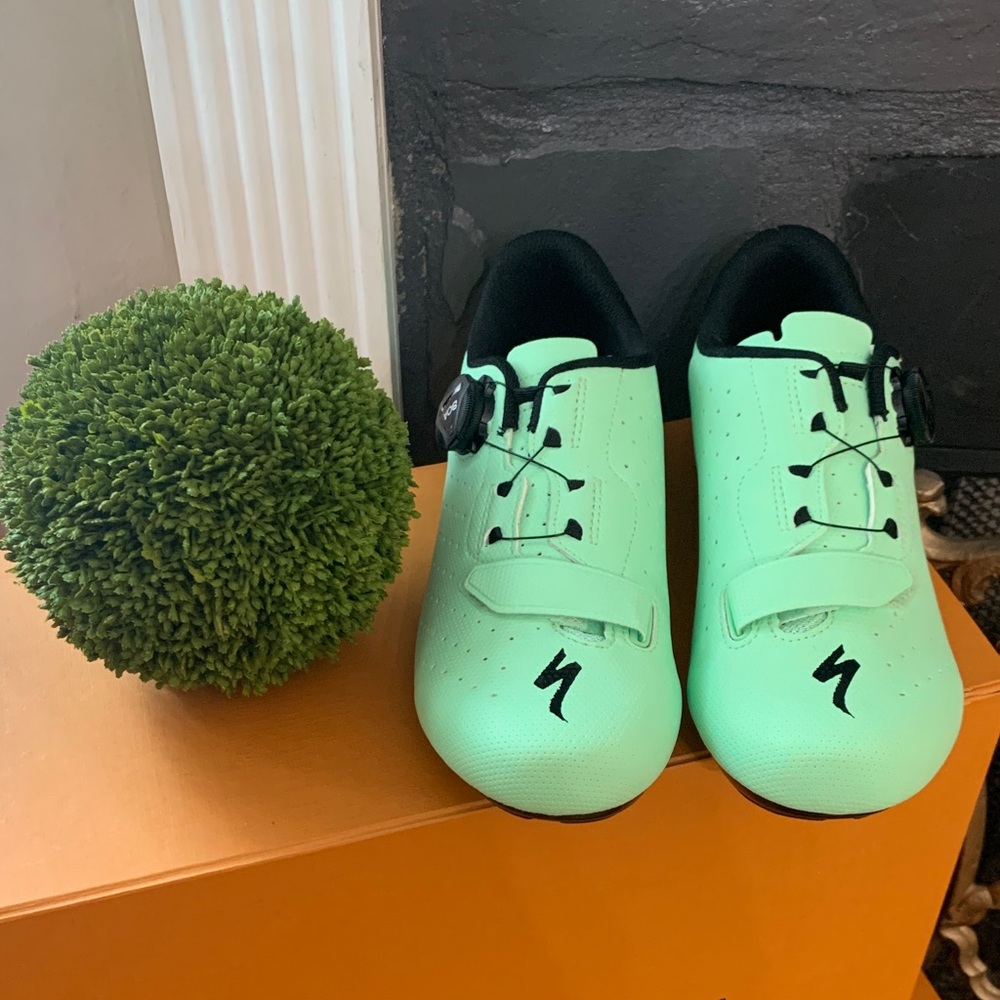 Specialized Kids Mint Green Cycling Sneakers